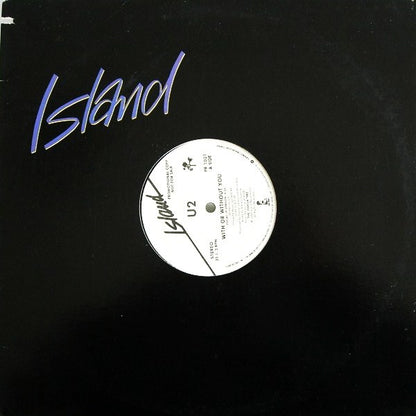 U2 : With Or Without You (12", Promo)