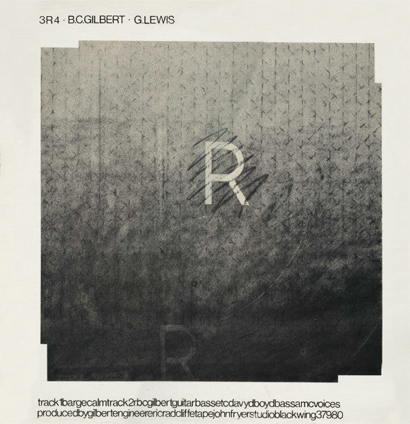 Bruce Gilbert · Graham Lewis : 3R4 (LP)
