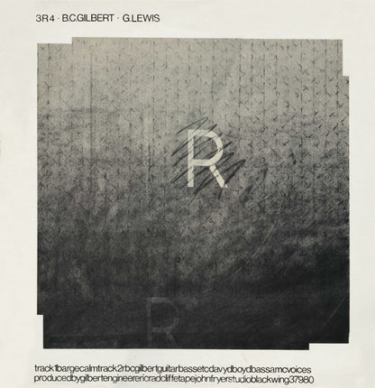 Bruce Gilbert · Graham Lewis : 3R4 (LP)