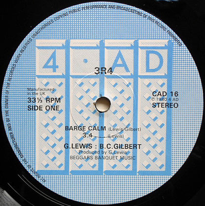 Bruce Gilbert · Graham Lewis : 3R4 (LP)