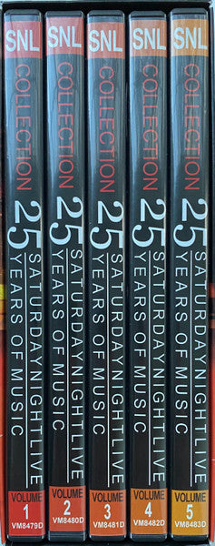 Various : Saturday Night Live (25 Years Of Music) (Box, Comp + 5xDVD-V, NTSC)