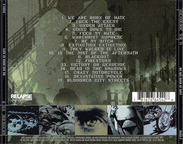Genocide Superstars : We Are Born Of Hate (Welcome To Motorcycle Hell) (CD, Album, RE)