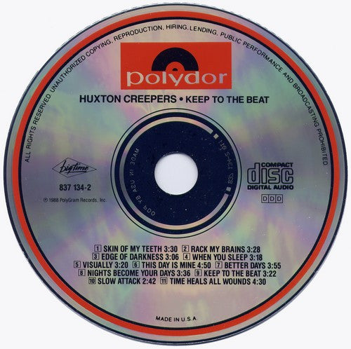 Huxton Creepers : Keep To The Beat (CD, Album)