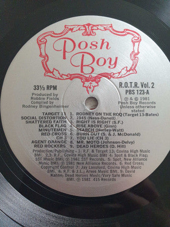 Various : Rodney On The ROQ - Volume 2 (LP, Comp, Sil)