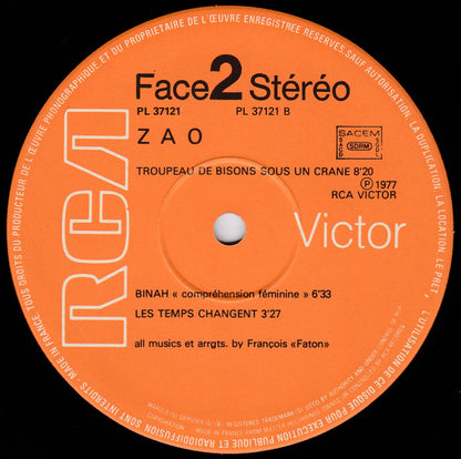 ZAO (3) : Typhareth (LP, Album)