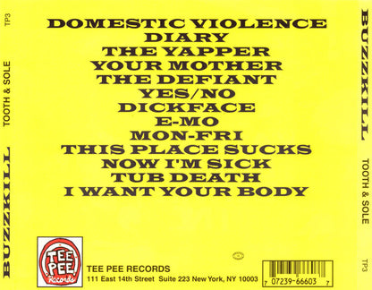 Buzzkill : Tooth & Sole (CD)