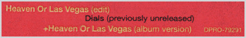 Cocteau Twins : Heaven Or Las Vegas (CD, Single, Promo)