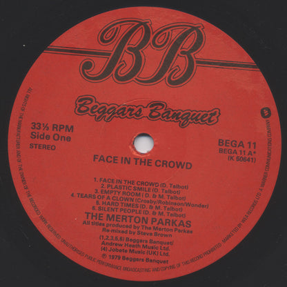 The Merton Parkas : Face In The Crowd (LP, Album)