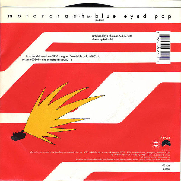 The Sugarcubes : Motorcrash (7", Single)