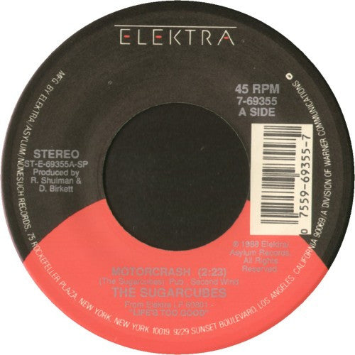 The Sugarcubes : Motorcrash (7", Single)