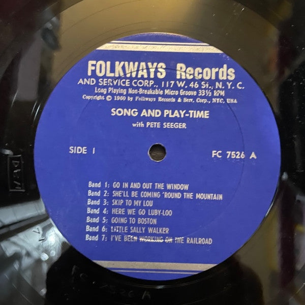 Pete Seeger : Song And Play Time (LP, Album)
