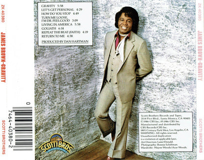 James Brown : Gravity (CD, Album)