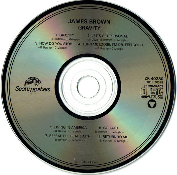 James Brown : Gravity (CD, Album)