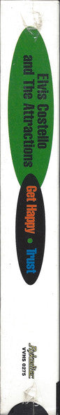 Elvis Costello : Get Happy Trust Video Marketing Tool VHS (VHS, Advance, Comp, Promo, Smplr)