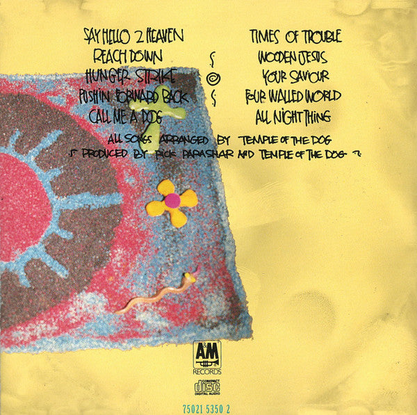 Temple Of The Dog : Temple Of The Dog (CD, Album, Club, BMG)