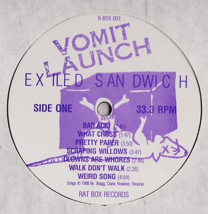 Vomit Launch : Exiled Sandwich (LP, Album)