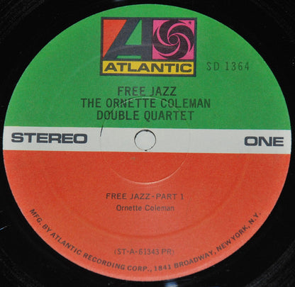 The Ornette Coleman Double Quartet : Free Jazz - A Collective Improvisation By (LP, RE, PR )