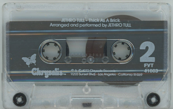Jethro Tull : Thick As A Brick (Cass, Album)