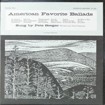 Pete Seeger : American Favorite Ballads, Volume 2 (LP, RE)
