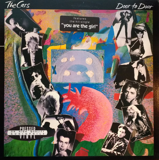 The Cars : Door To Door (LP, Album, Promo, Whi)