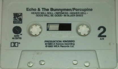 Echo & The Bunnymen : Porcupine (Cass, Album, No )