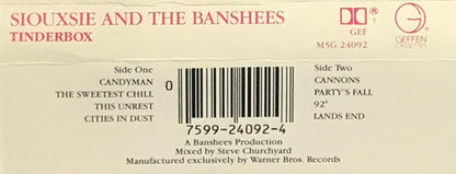 Siouxsie & The Banshees : Tinderbox (Cass, Album, AR )