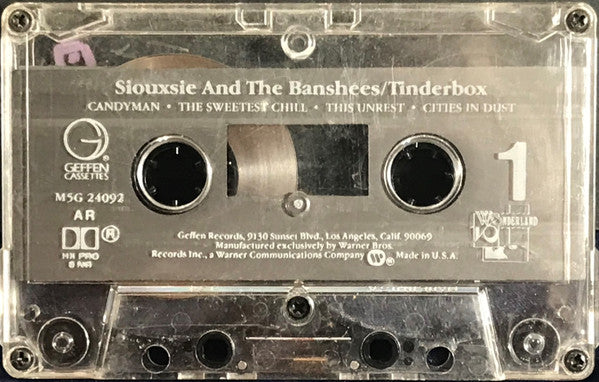 Siouxsie & The Banshees : Tinderbox (Cass, Album, AR )