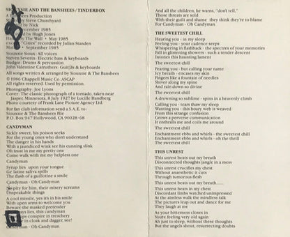 Siouxsie & The Banshees : Tinderbox (Cass, Album, AR )