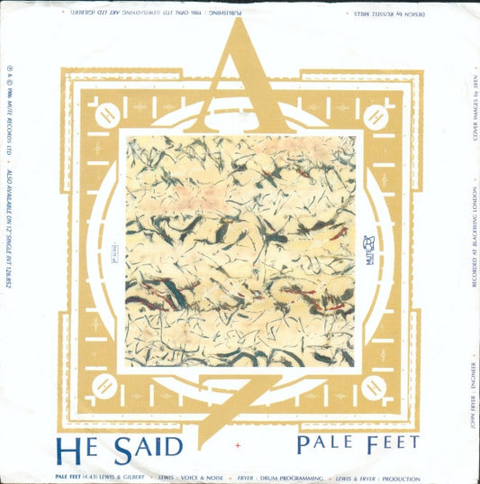 He Said : Pale Feet / Pulling 3gs (7", Single)