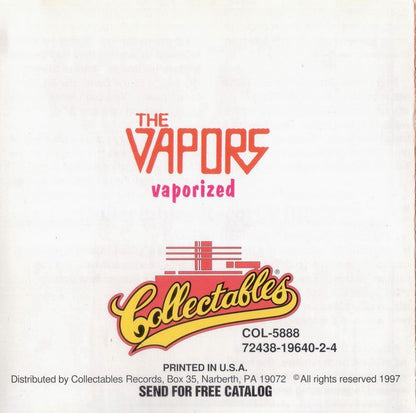 The Vapors : Vaporized (CD, Comp)