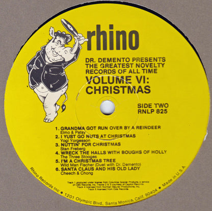 Various : Dr. Demento Presents The Greatest Novelty Records Of All Time - Volume VI Christmas (LP, Album, Comp)