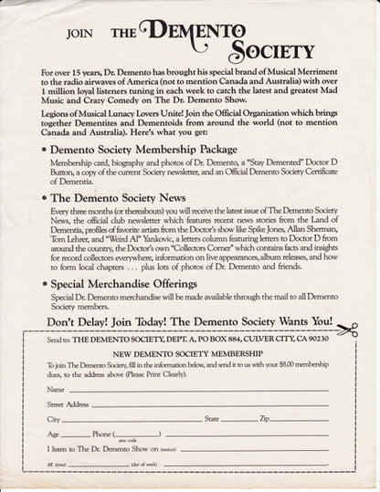 Various : Dr. Demento Presents The Greatest Novelty Records Of All Time - Volume VI Christmas (LP, Album, Comp)