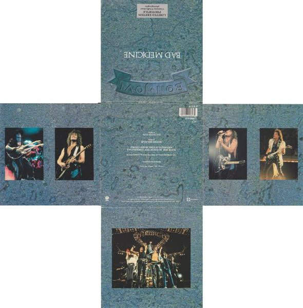 Bon Jovi : Bad Medicine (7", Single, Ltd)