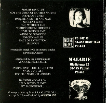 Masskontroll : Will You Ever Learn? (CD, Album, Gat)
