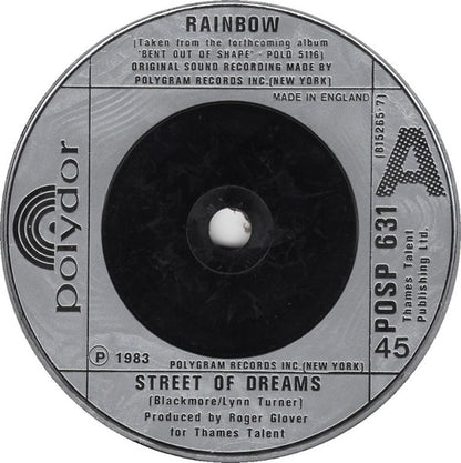 Rainbow : Street Of Dreams (7", Single)