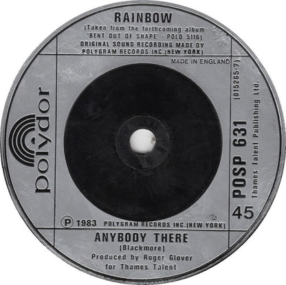 Rainbow : Street Of Dreams (7", Single)