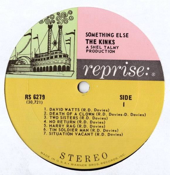 The Kinks : Something Else By The Kinks (LP, Album, San)