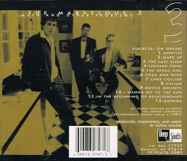 The Marvelous 3* : Math And Other Problems (CD, Album)