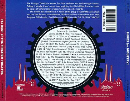 The Firesign Theatre : Shoes For Industry! The Best Of The Firesign Theatre (2xCD, Comp, RE)