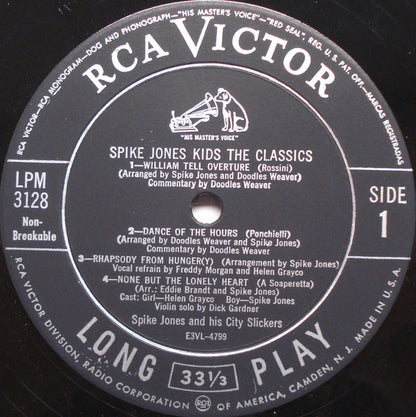 Spike Jones And His City Slickers : Spike Jones Murders Carmen And Kids The Classics (10", Mono)