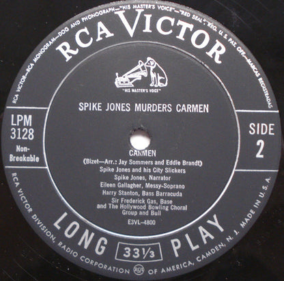 Spike Jones And His City Slickers : Spike Jones Murders Carmen And Kids The Classics (10", Mono)