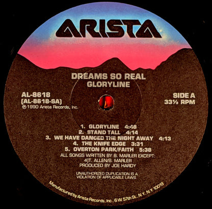Dreams So Real : Gloryline (LP, Album)