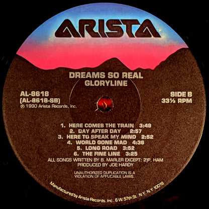 Dreams So Real : Gloryline (LP, Album)