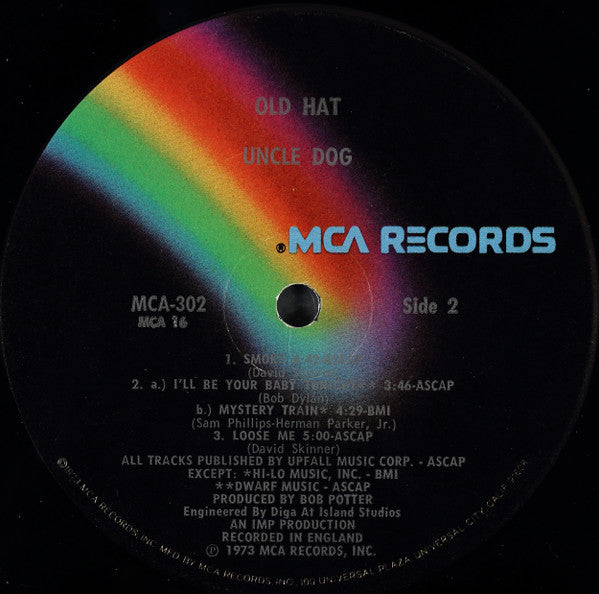Uncle Dog (2) : Old Hat (LP, Album, Glo)