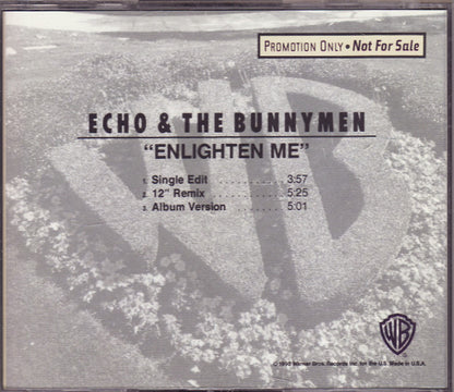 Echo & The Bunnymen : Enlighten Me (CD, Single, Promo)