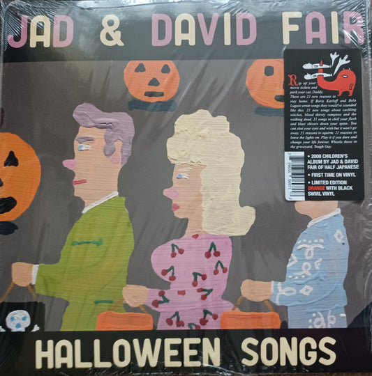 David & Jad Fair* : Halloween Songs (LP, Album, MP, M/Print, RE, Ora)