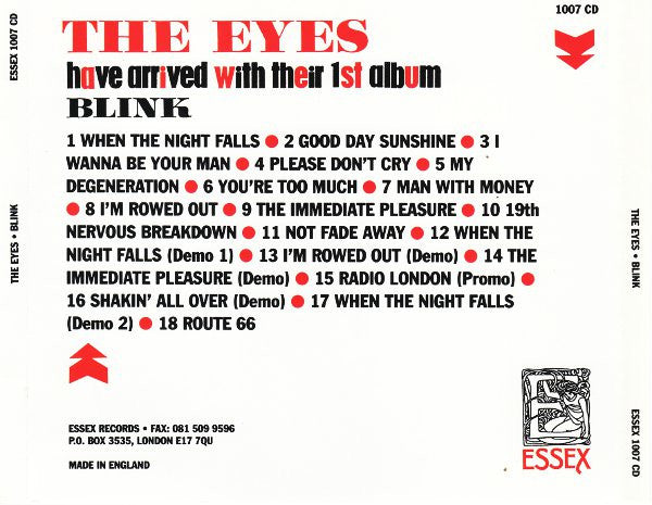 The Eyes : Blink (CD, Comp, RE)