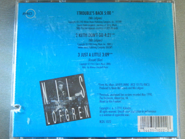 Nils Lofgren : Trouble's Back (CD, EP)