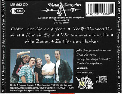Boots & Braces : Schön War Die Zeit (CD, MiniAlbum)