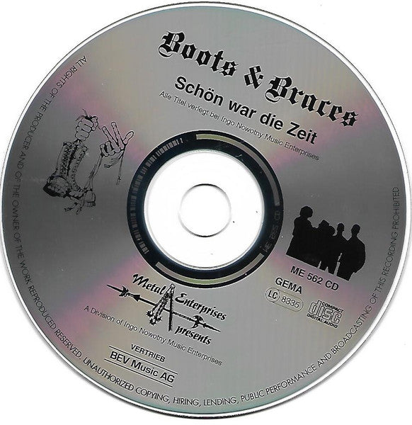 Boots & Braces : Schön War Die Zeit (CD, MiniAlbum)